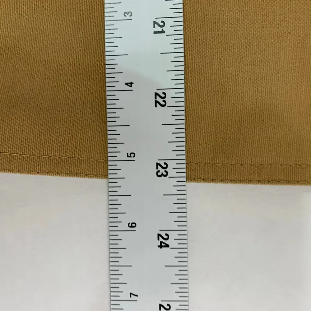 Dolce Gabbana M Vintage Womens Cotton Leather Detail Cropped Jacket Khaki - Picture 7 of 8